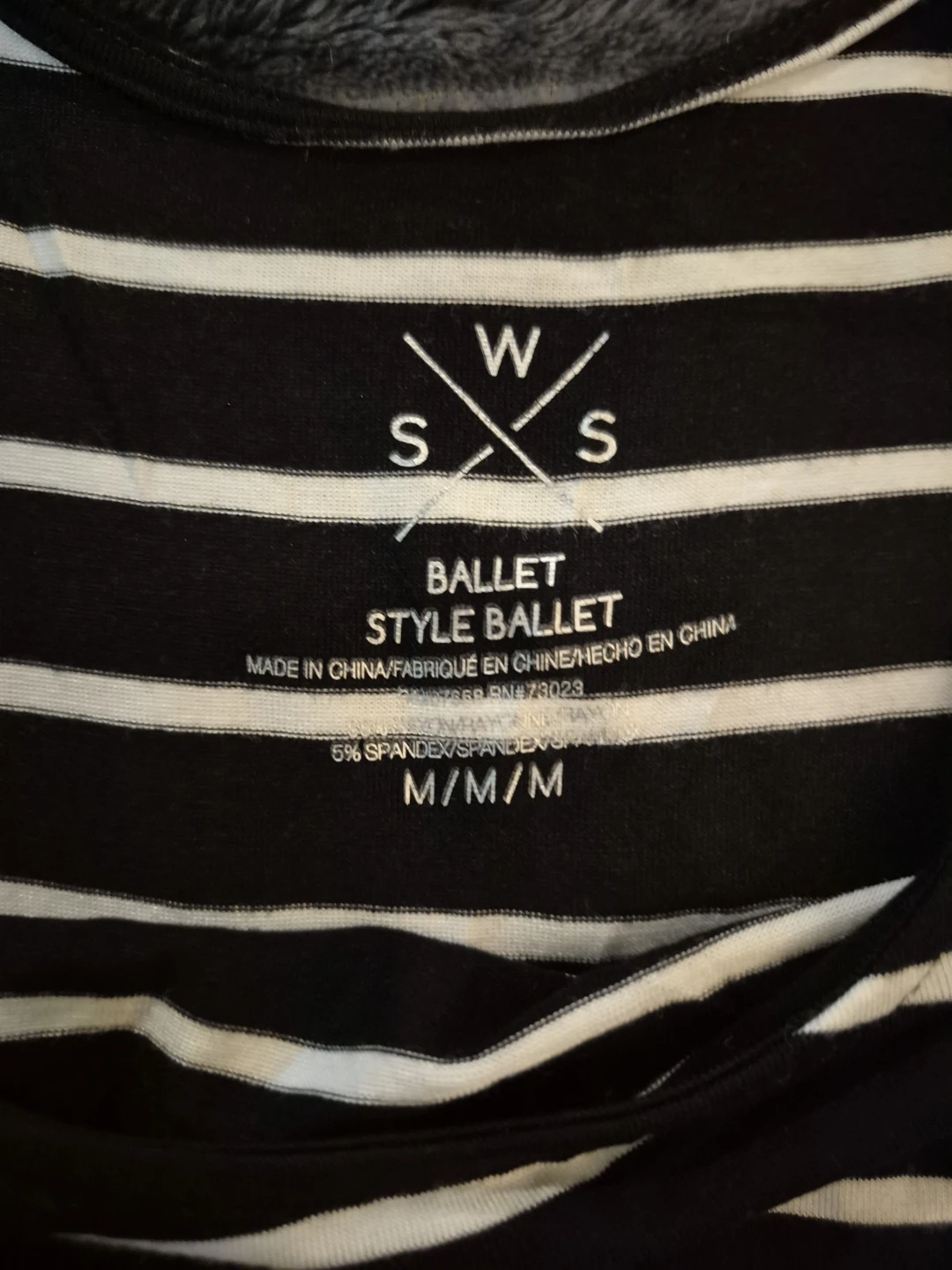 SWS Striped Ballet Neck Top - photo 3