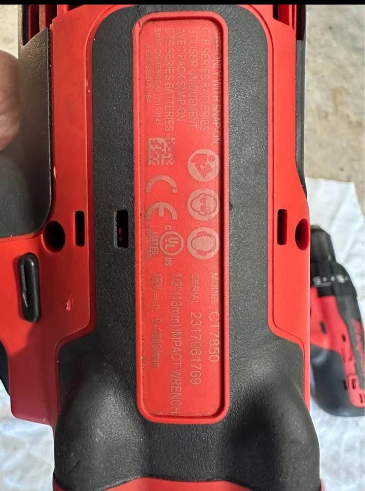 Snap-on 18V Cordless Tool Set - Impact Wrenches & Hammer Drill - photo 2