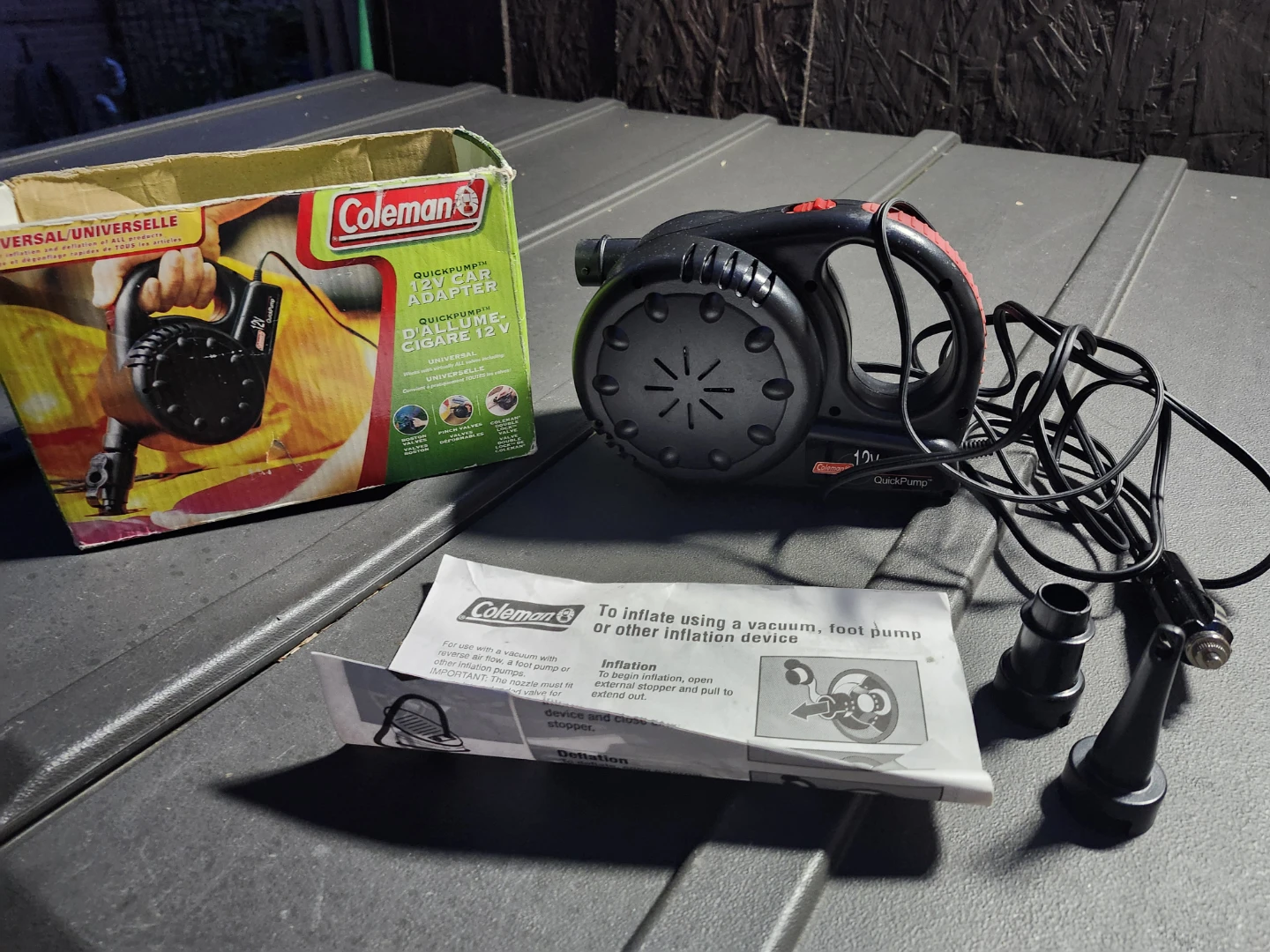 Coleman 12V Car Adapter QuickPump - photo 2