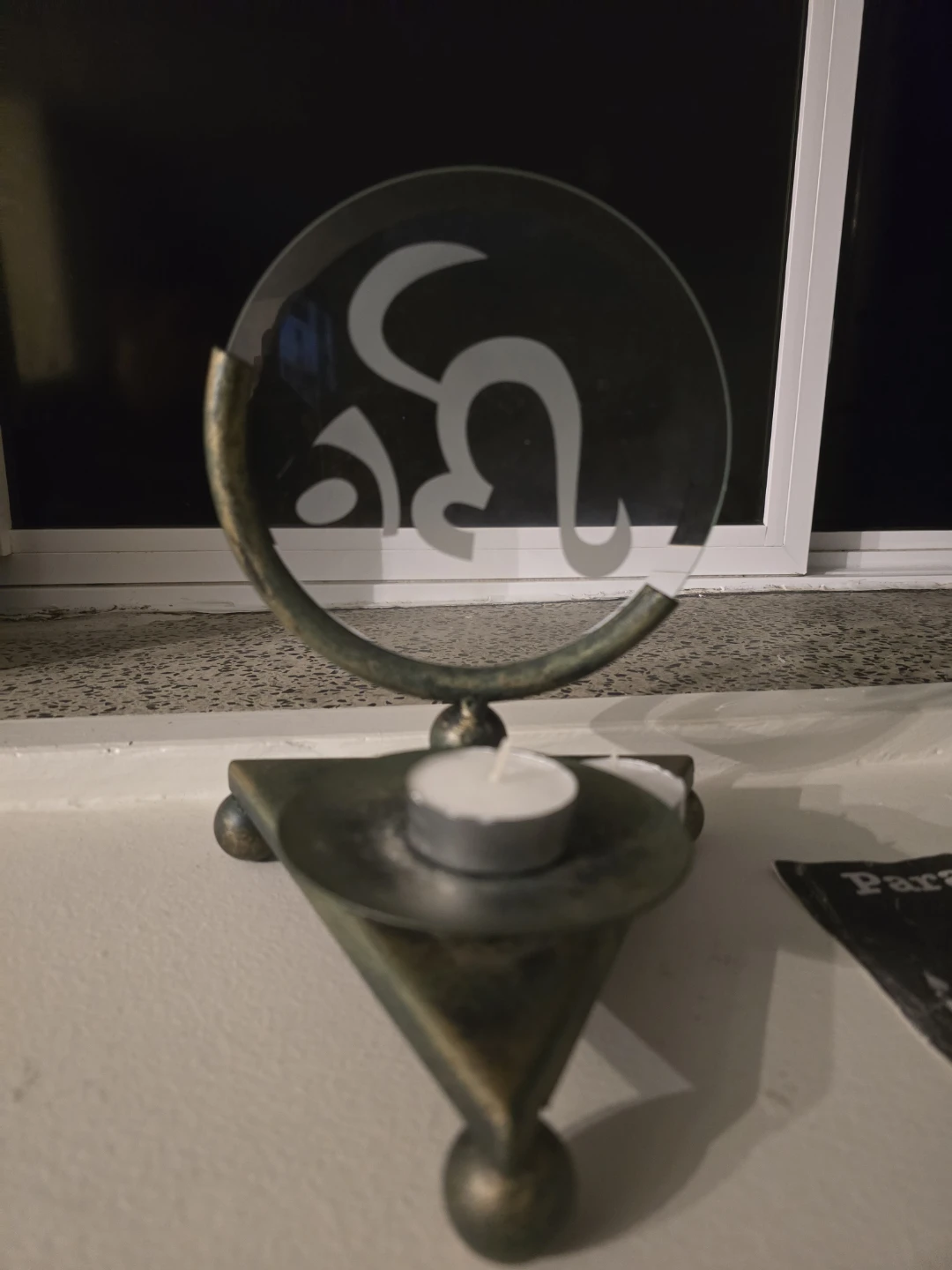 Leo Zodiac Sign Candle Holder