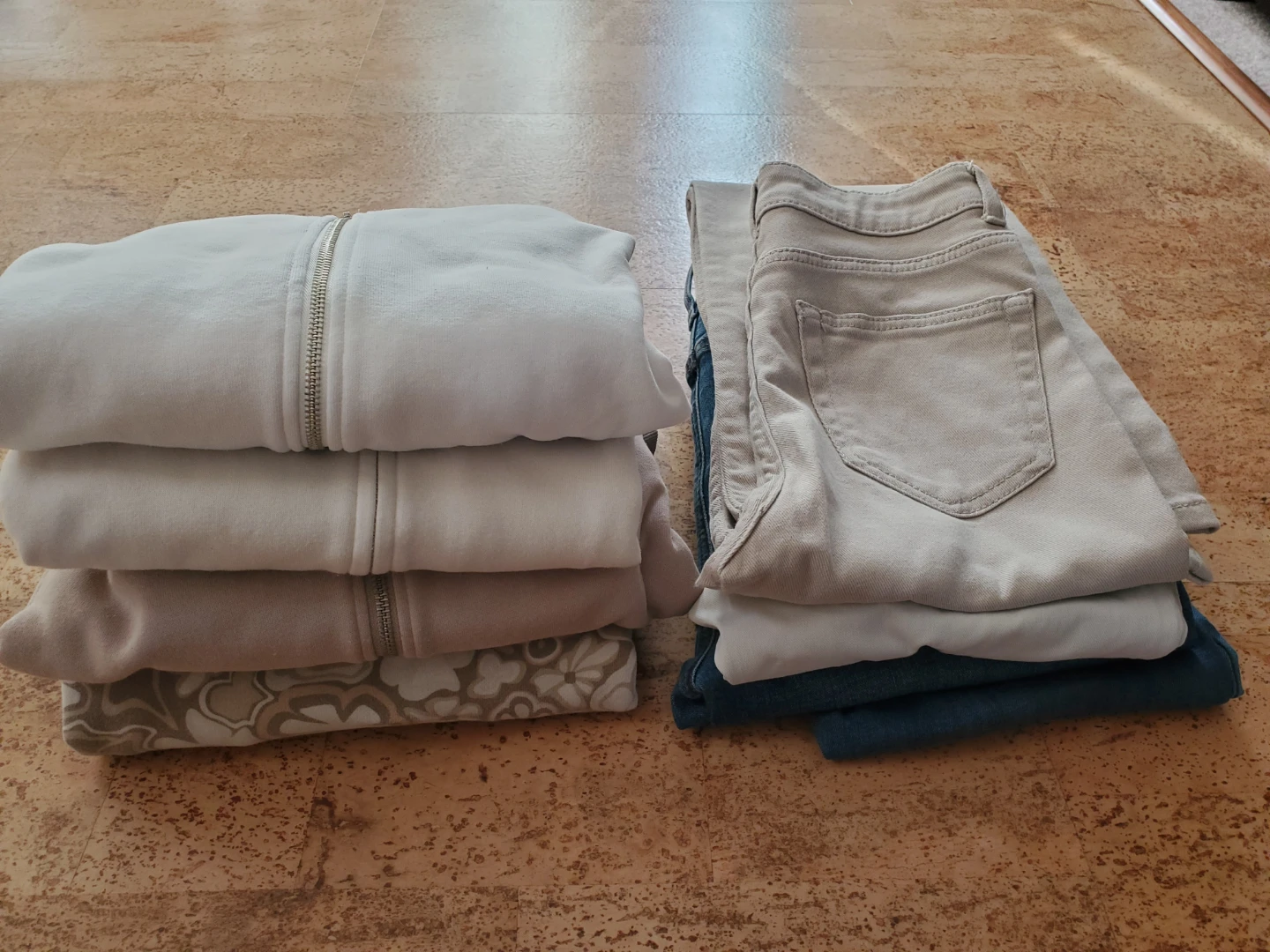 Hoodies and jeans