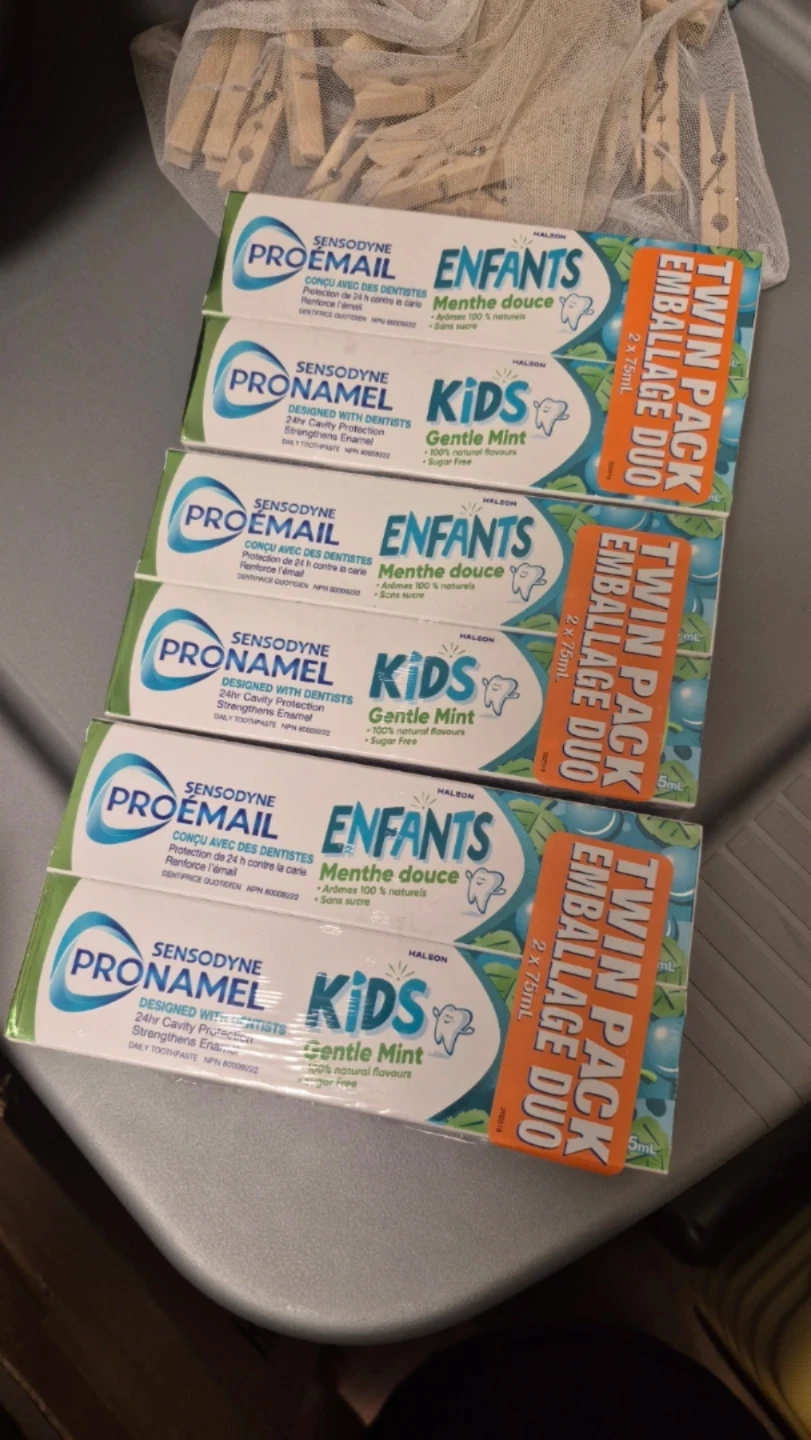 6 Sensodyne Pronamel Kids Toothpaste Twin Pack