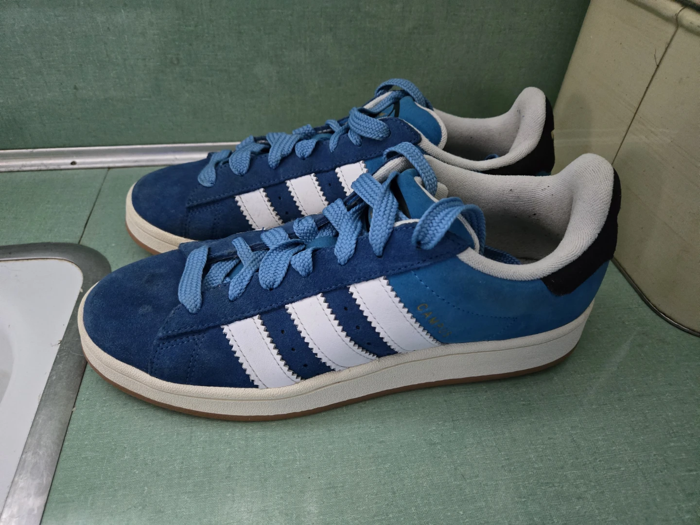 Adidas * CAMPUS Sneakers * BLUE SUEDE * Size 9.5 - photo 3