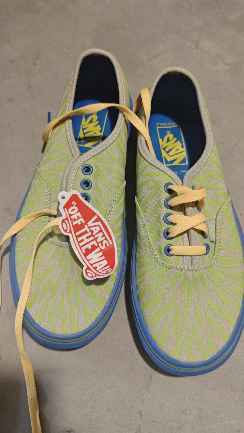 Vans Originals Shoes Green and Blue