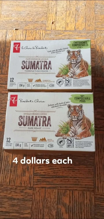 President's Choice Sumatra Dark Roast Coffee Pods