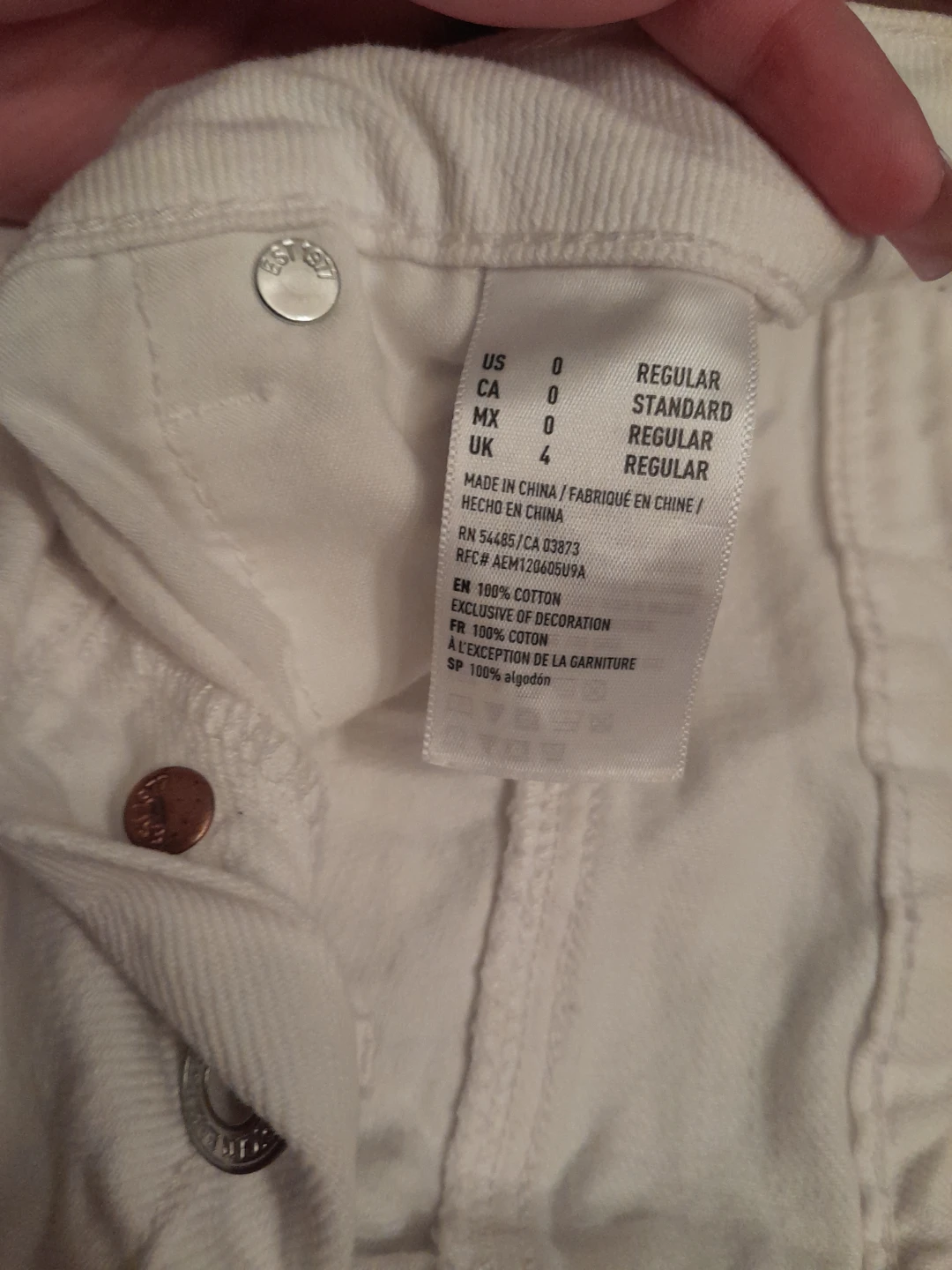American Eagle White Ripped Jeans - photo 4