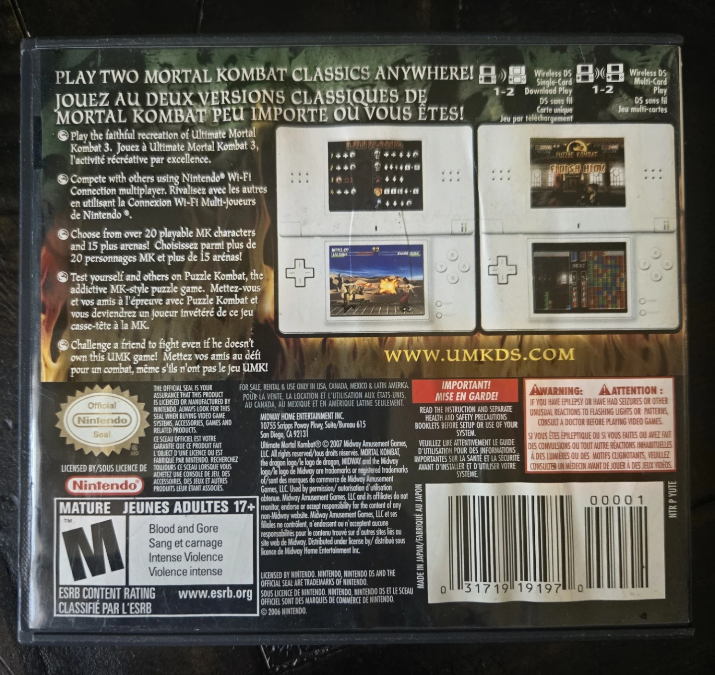 Ultimate Mortal Kombat for Nintendo DS - photo 2