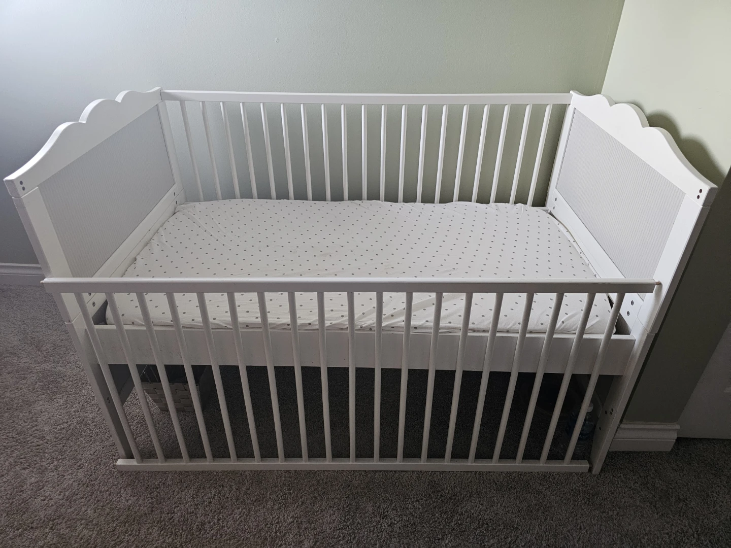 White Convertible Toddler Bed