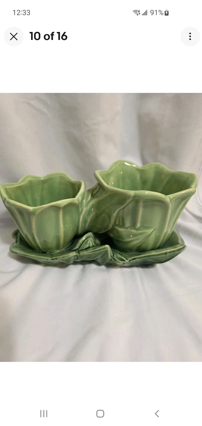 Vintage MCM McCoy 1940's Double Swallow - photo 5