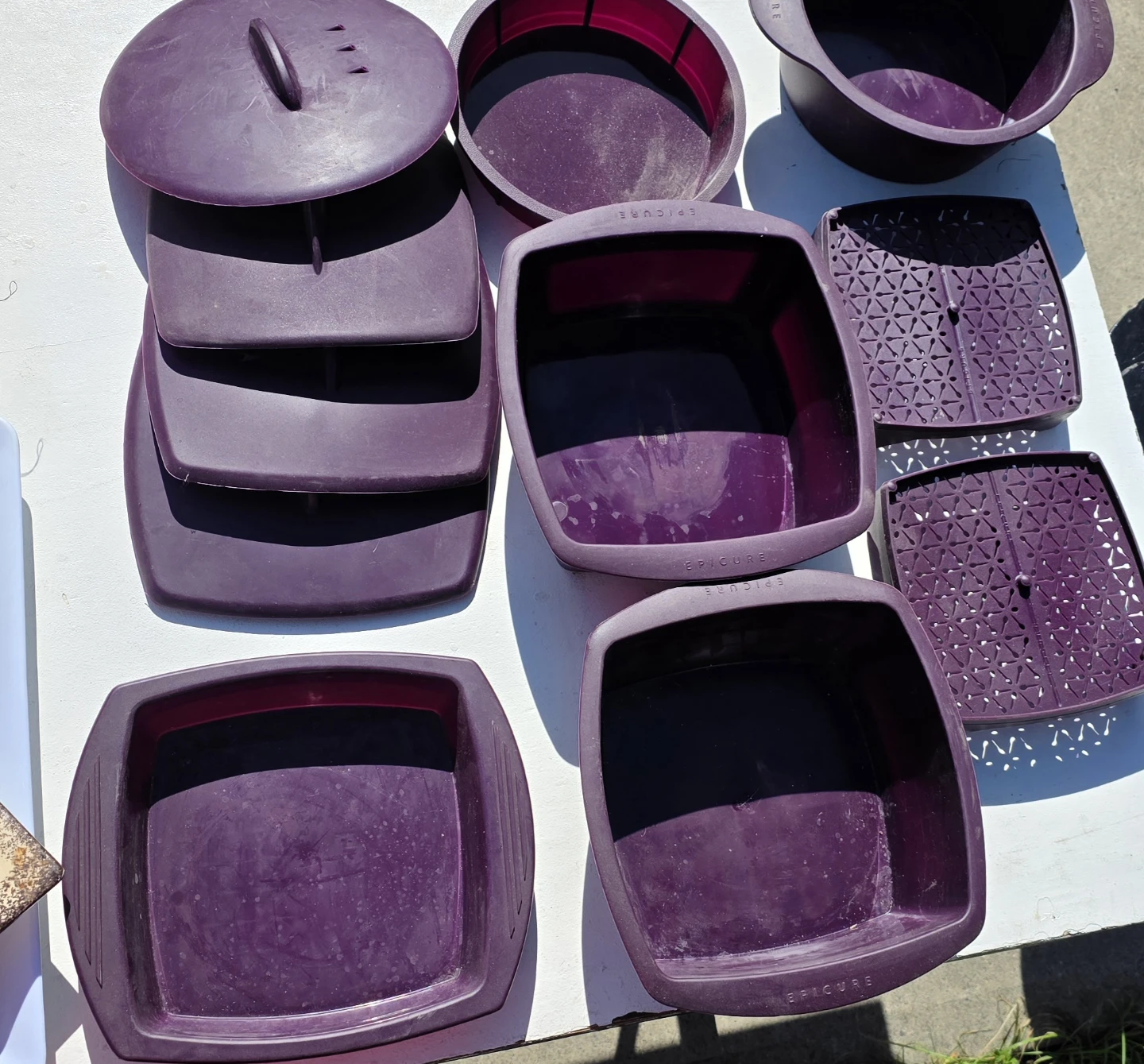 Epicure Purple Silicone Cookware Set - photo 2