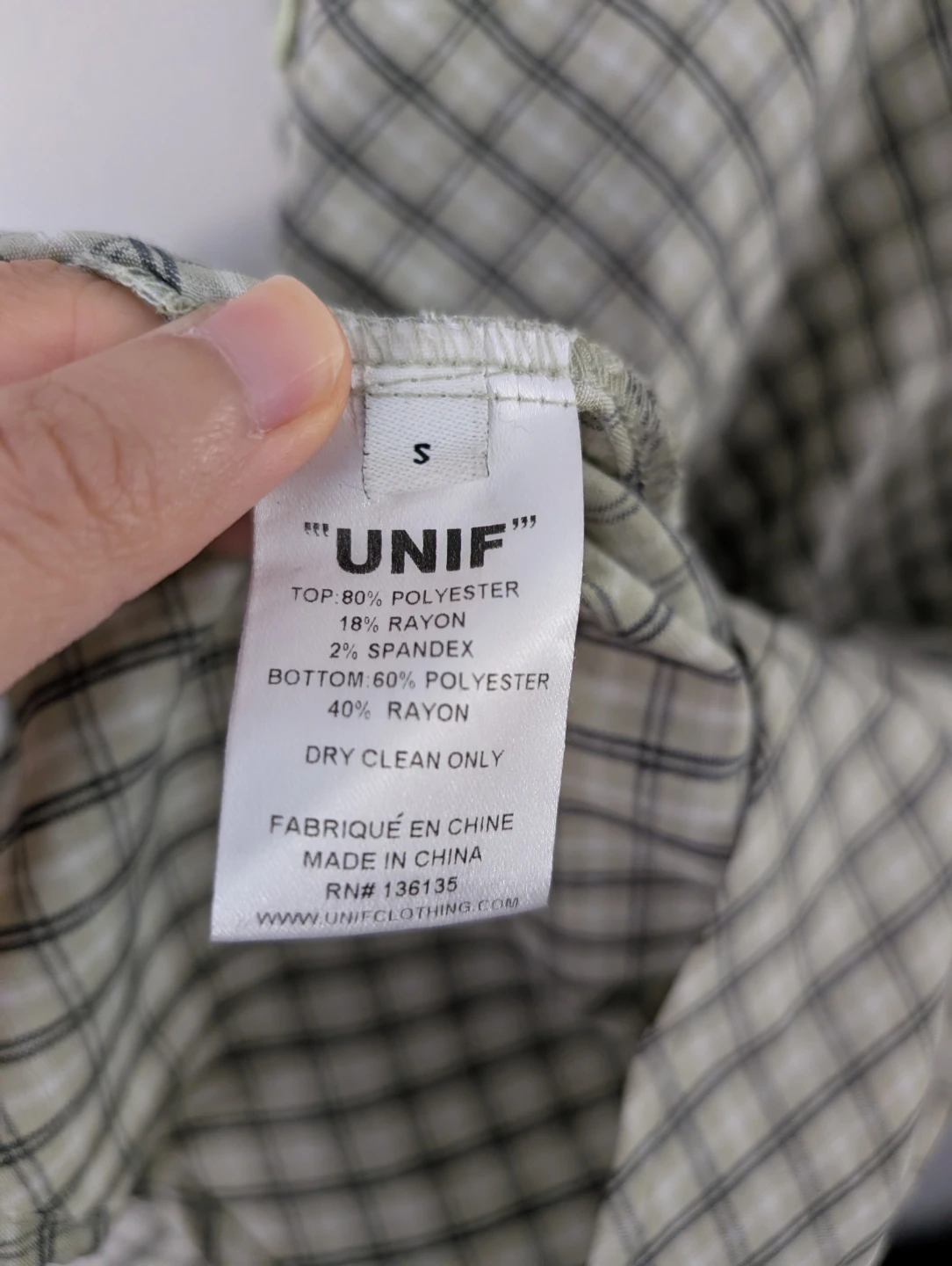 Vintage-Inspired UNIF Thyme Plaid Patchwork Mini Dress - photo 5