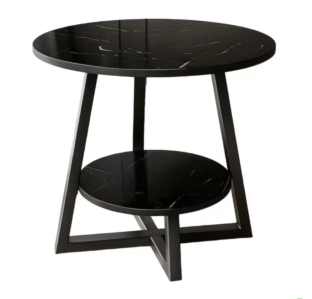 Multi-Purpose 2-Tier Round Coffee Table.
