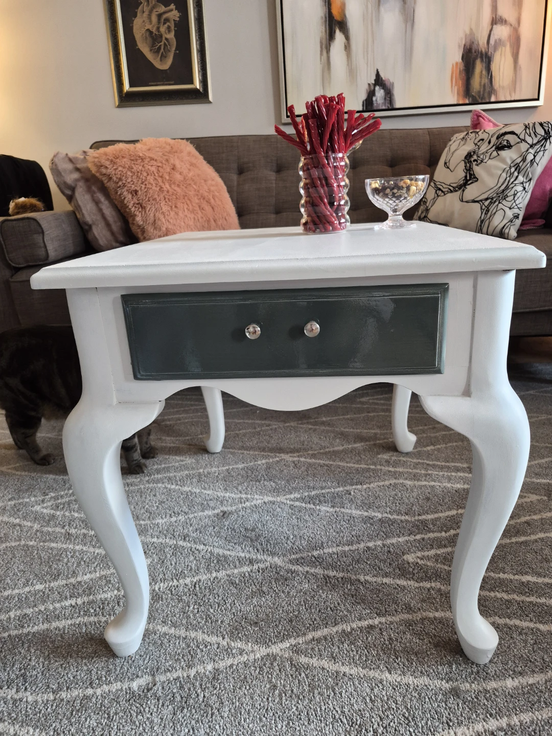 Side or Accent Table with Drawer