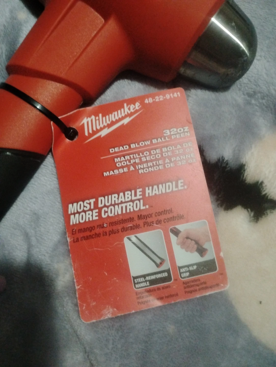 Milwaukee 32oz Dead Blow Ball Peen Hammer - photo 2