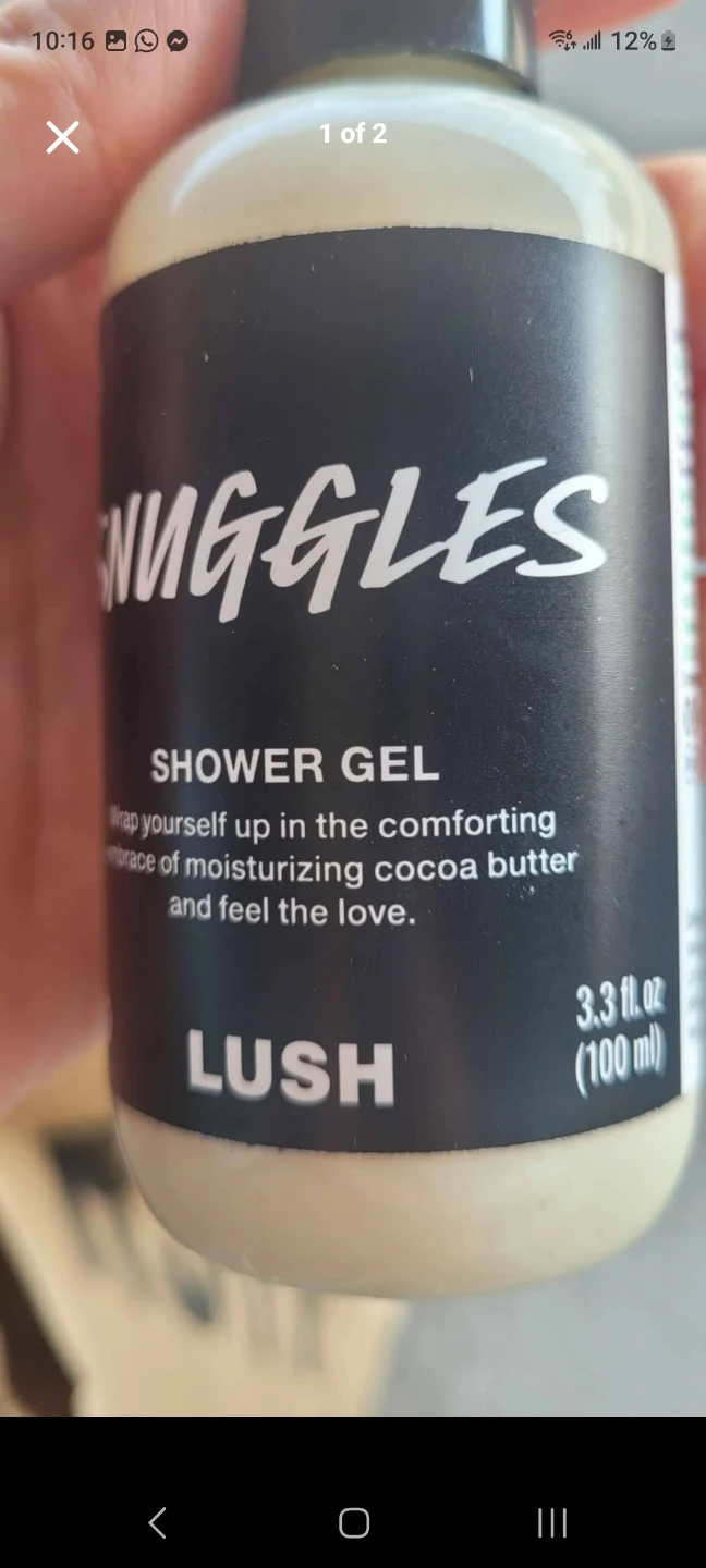 Sealed Lush Snuggles 100 ml shower gel