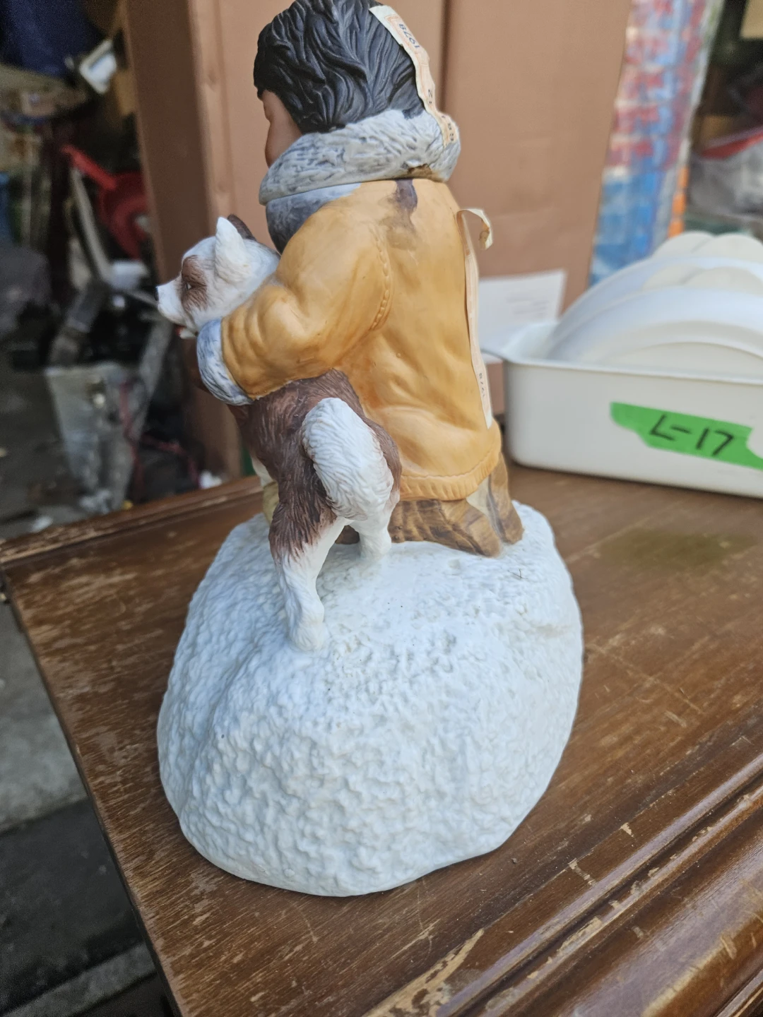 Vintage 1978 Porcelain Child and Dog Figurine - photo 3