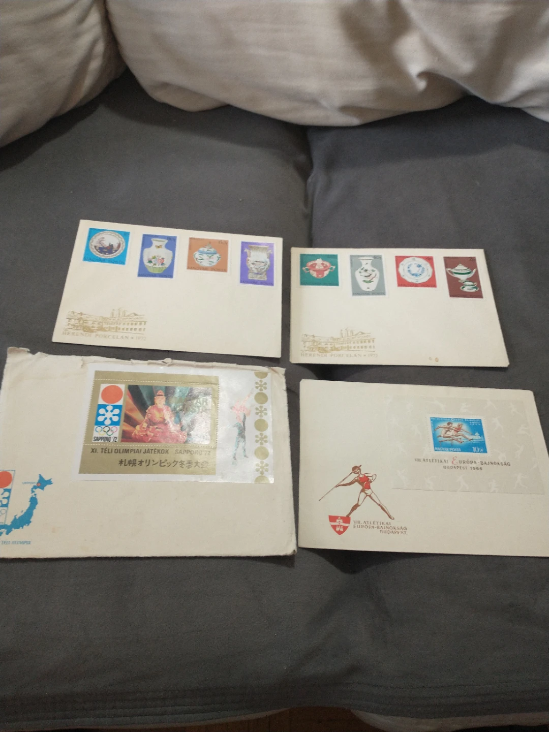 Seven attractive 1970s Hungary souvenir commemorative covers