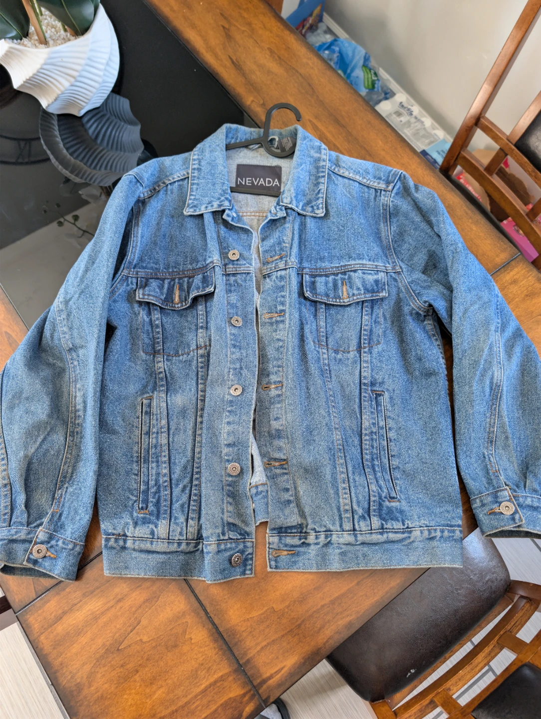 Vintage Nevada Denim Trucker Jacket - Medium