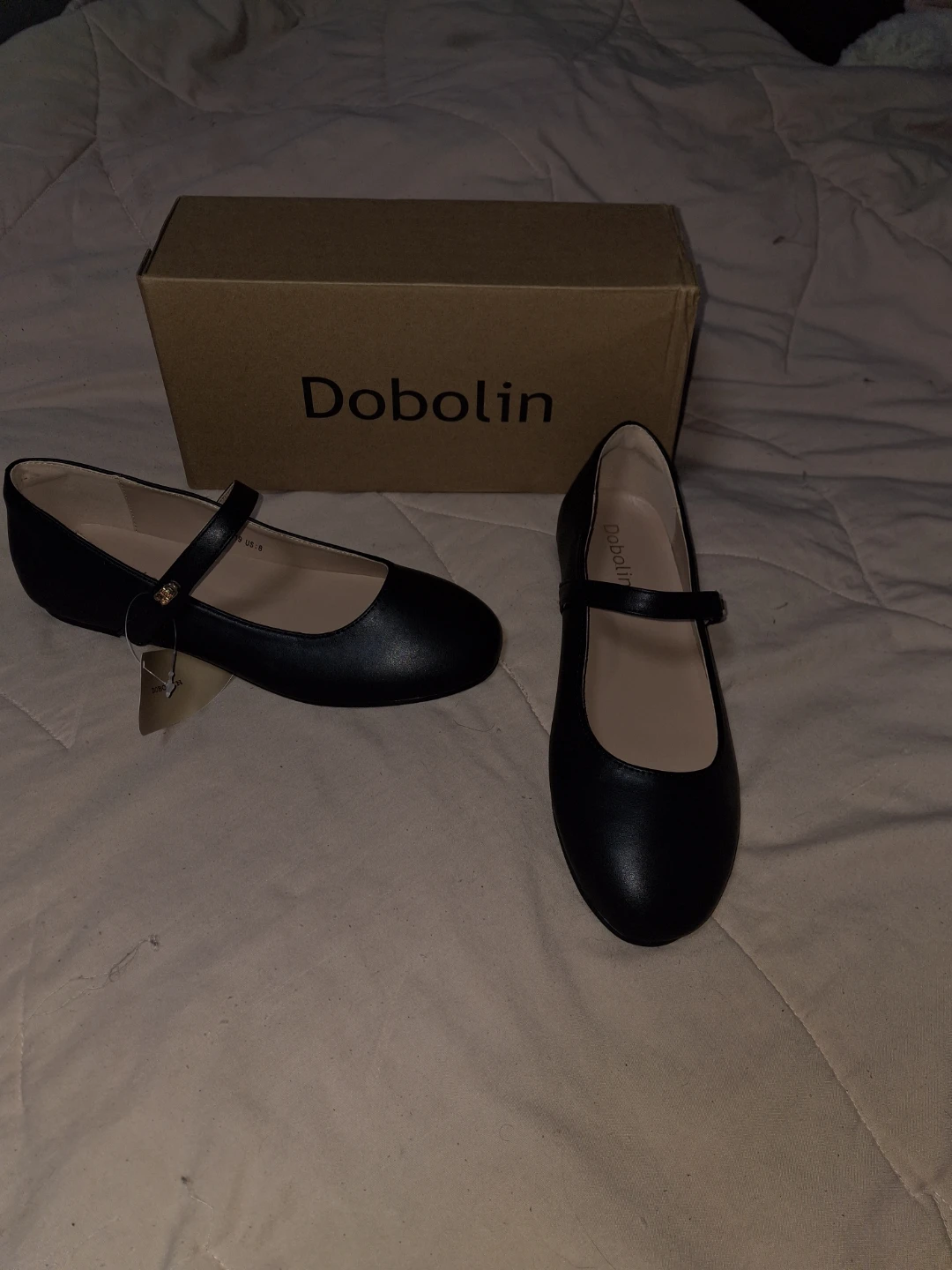 Dobolin Black Mary Jane Flats - photo 2