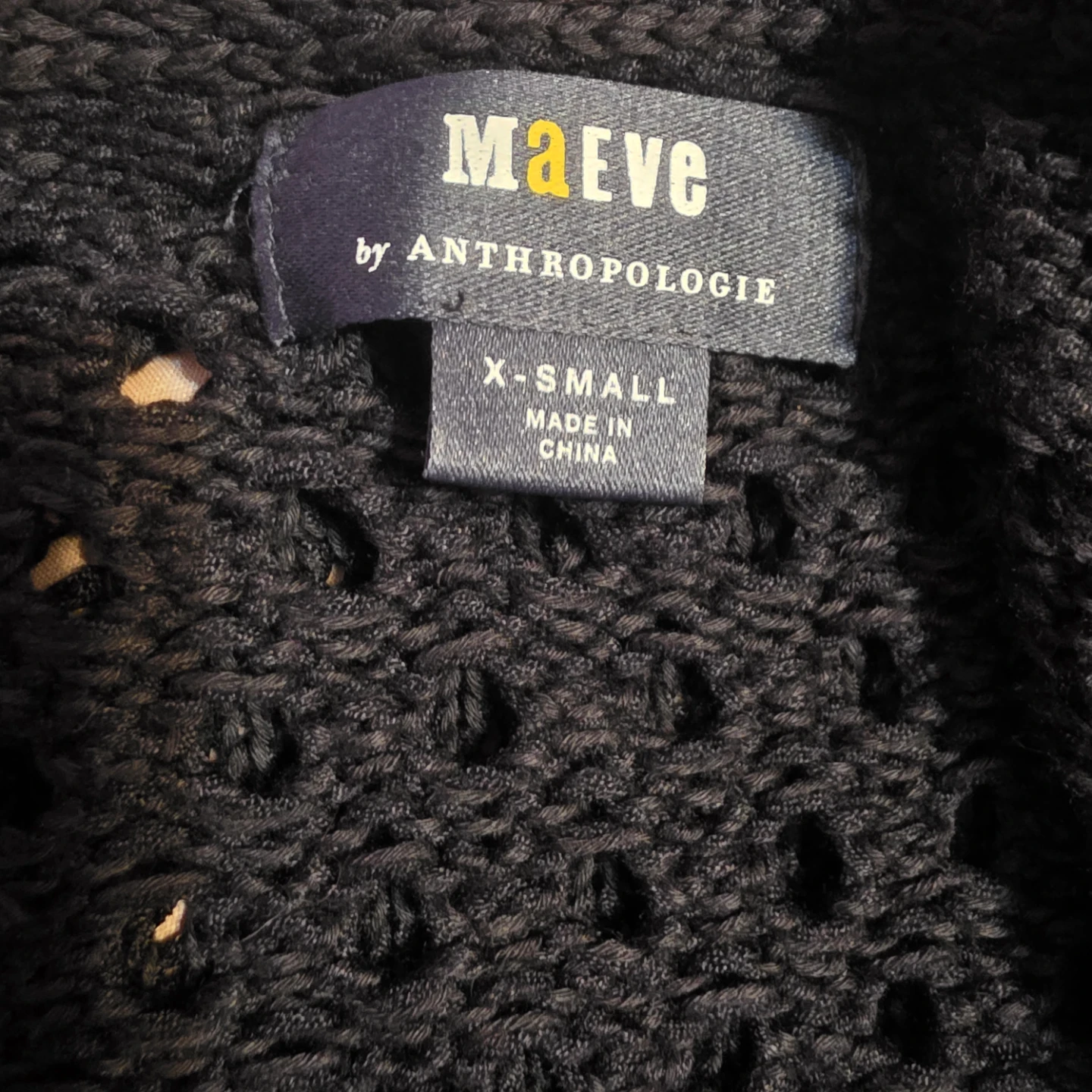 Maeve by Anthropologie Black Knit Sweater size XS - photo 3