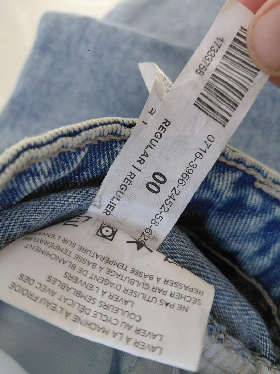 Bluenotes High Rise Baggy Denim Jeans Size 00 - photo 4