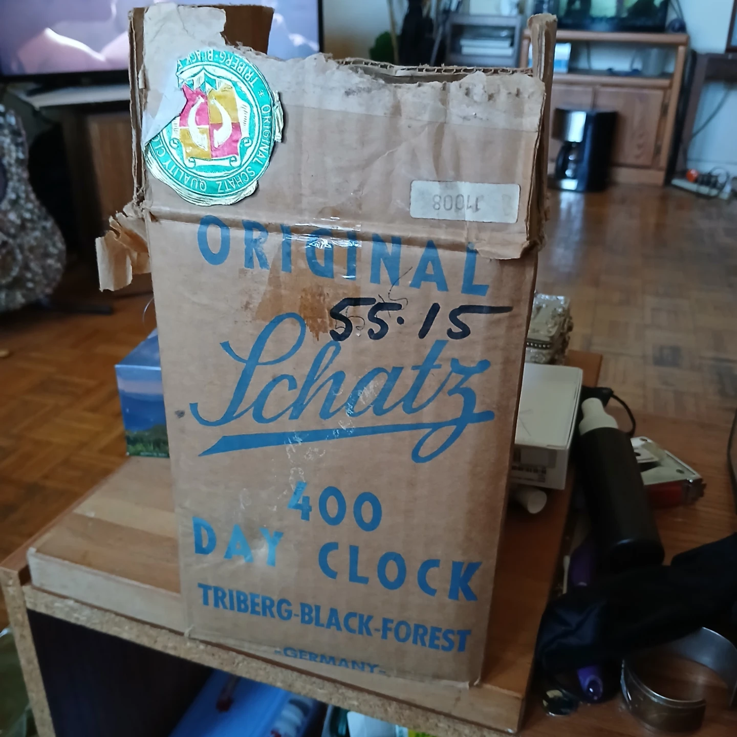 Vintage Original Schatz 400 Day Clock