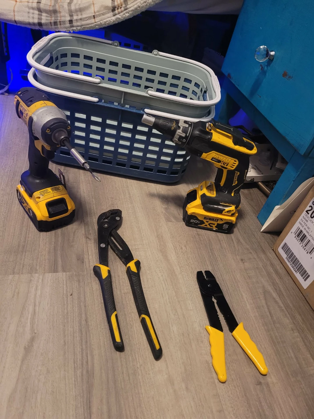 DeWalt Cordless Drill and Tools