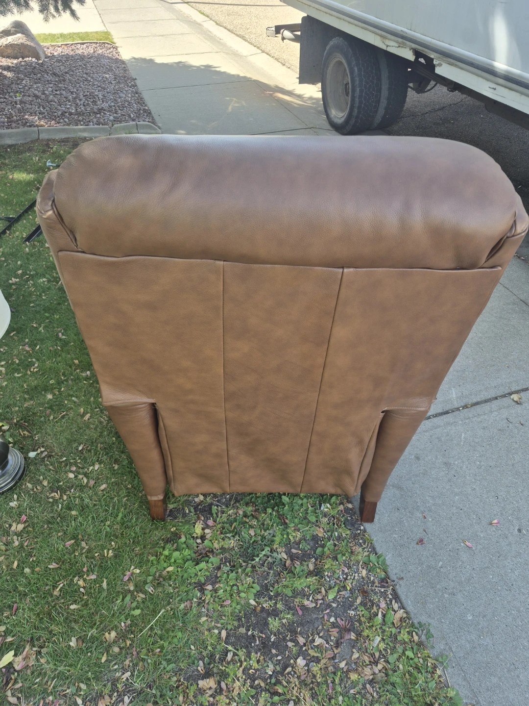Brown Leather Power Recliner - photo 5