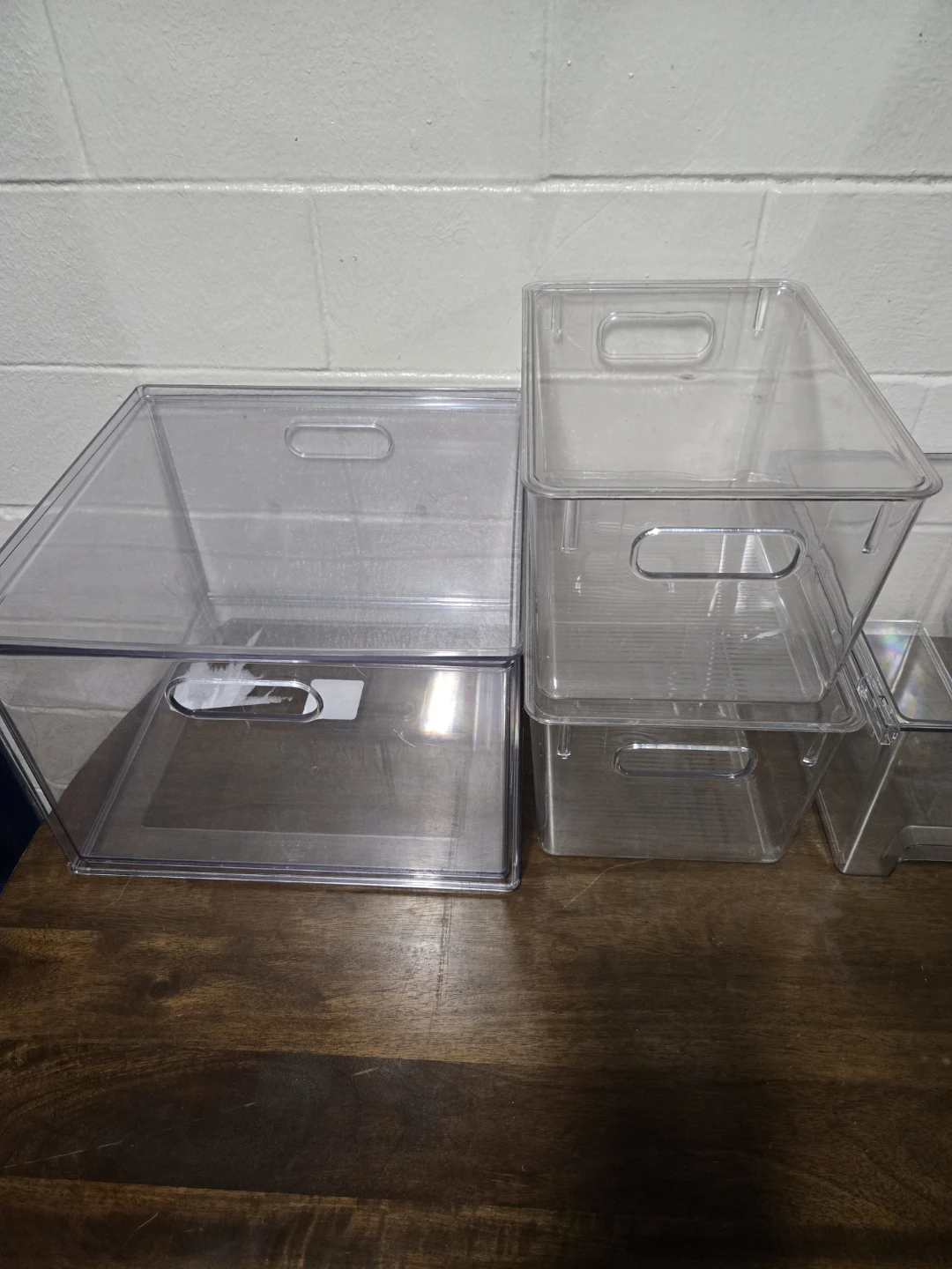 Premium 6-Piece "The Home Edit" Clear Organizer Set (with Lids) - photo 2