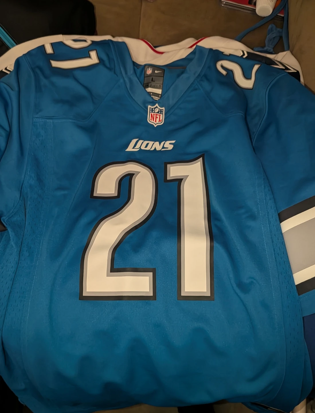 Detroit Lions NFL Jersey Number 21