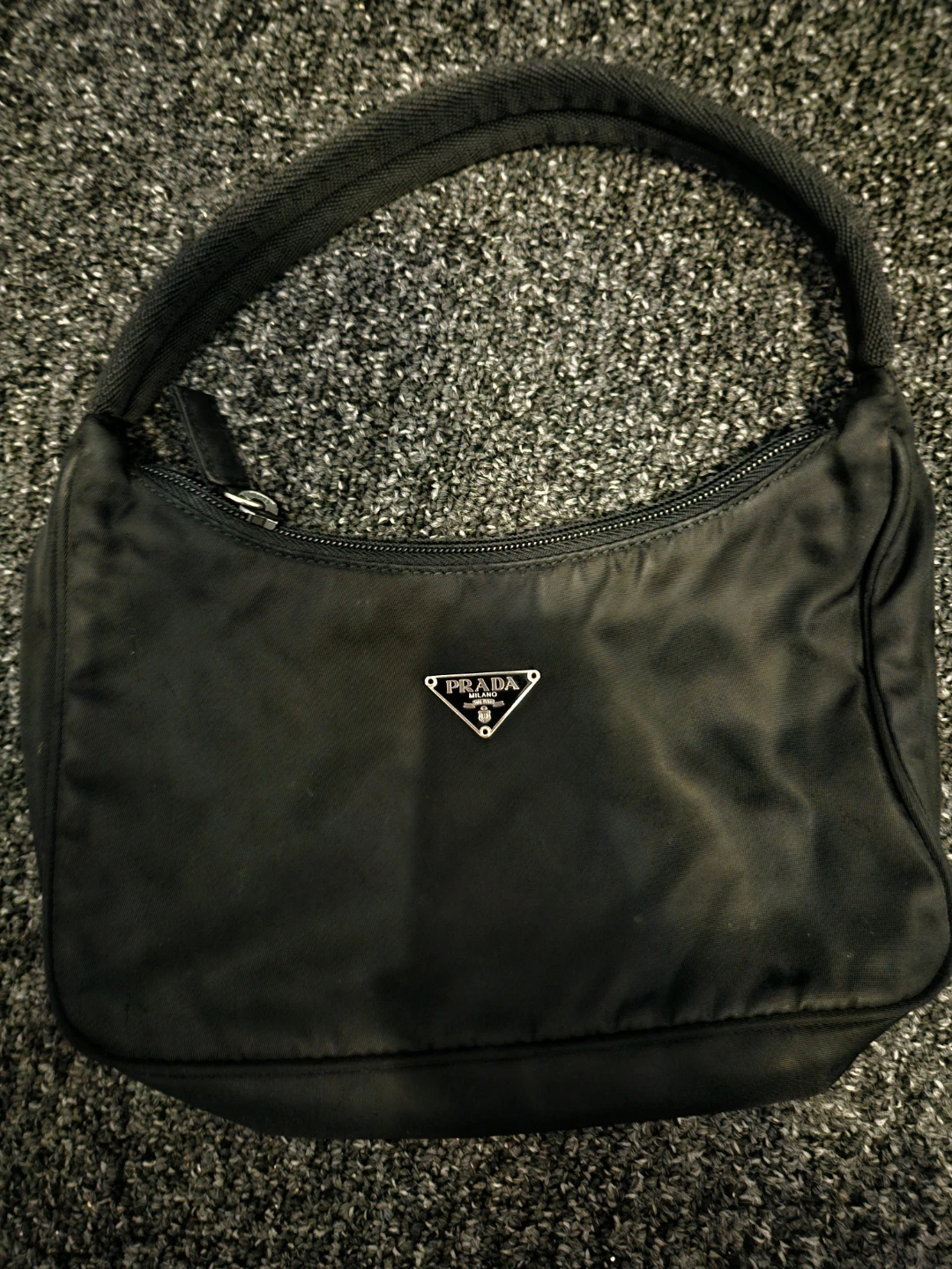 Black Nylon Re-Edition Bag