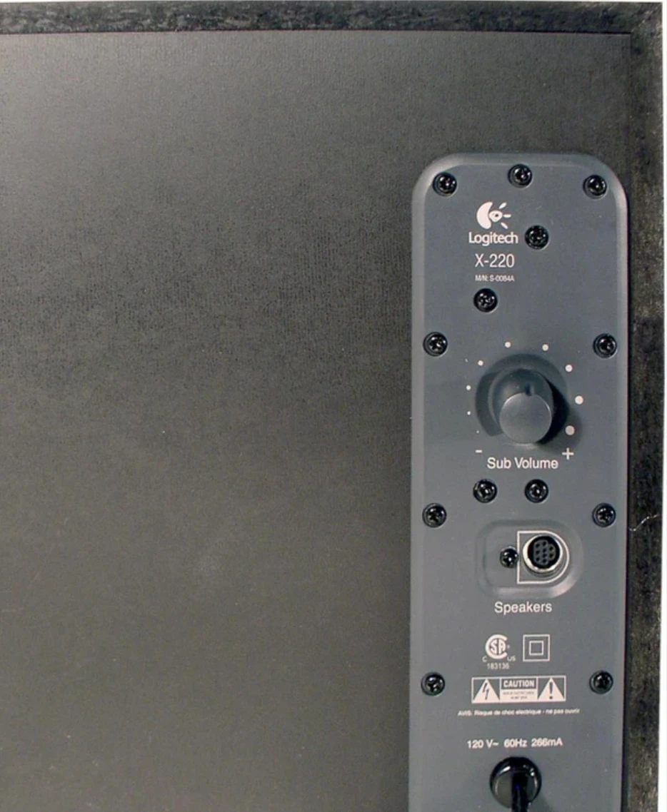 Logitech X-220 2.1 Speaker System - photo 3