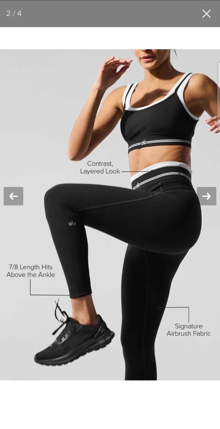 Alo Airbrush High-Waist Leggings - Size M 🏈 - photo 4