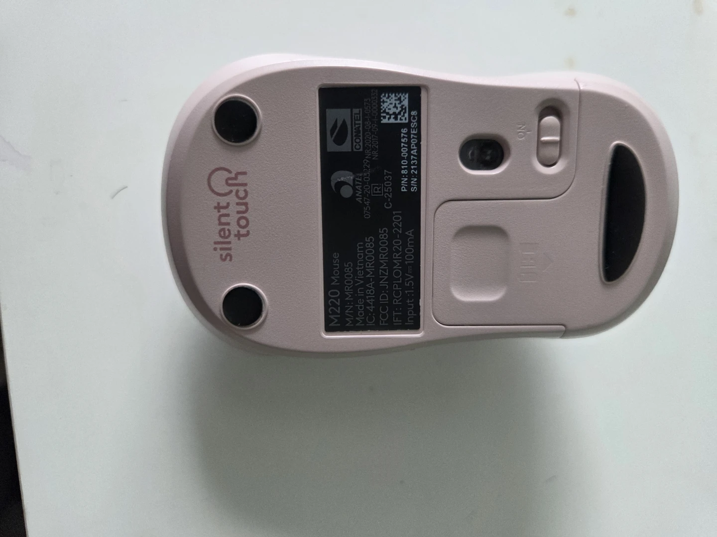 Logitech M220 Silent Touch Mouse - photo 3