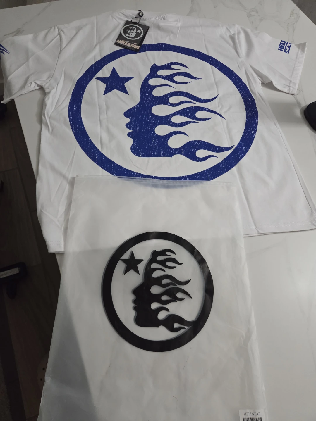 Hellstar T-Shirt White Size M
