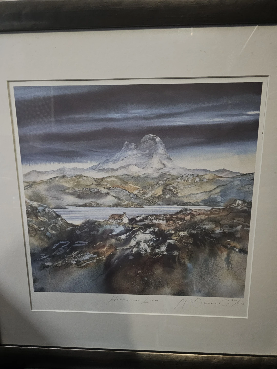 Highland Loch Signed Limited Edition Print - photo 2