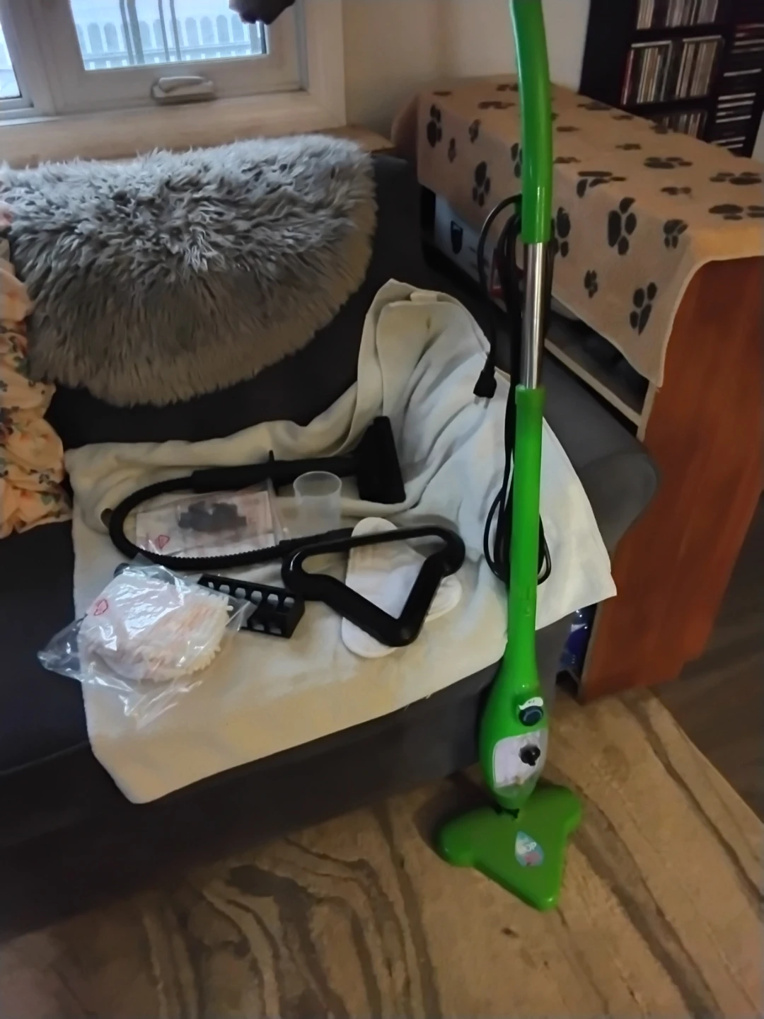 H2O Steam Mop with Attachments