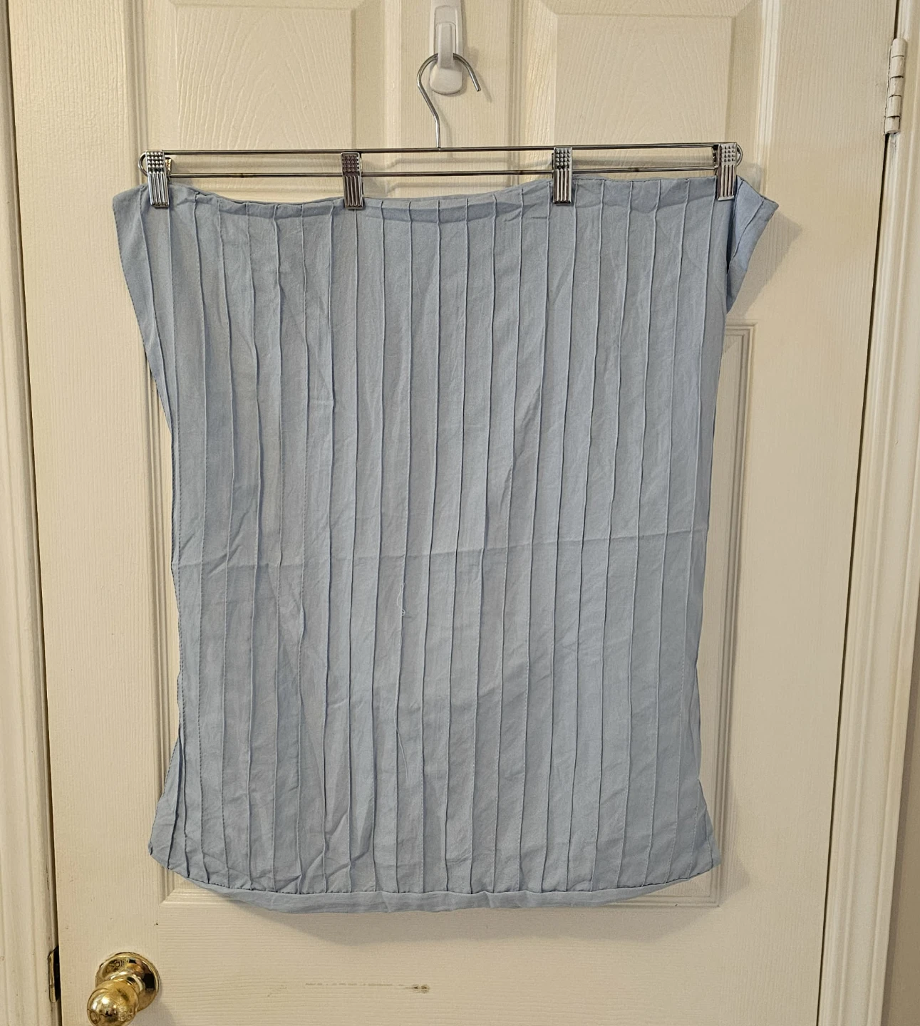 2 Blue Queen Square Pillow Shams - photo 3