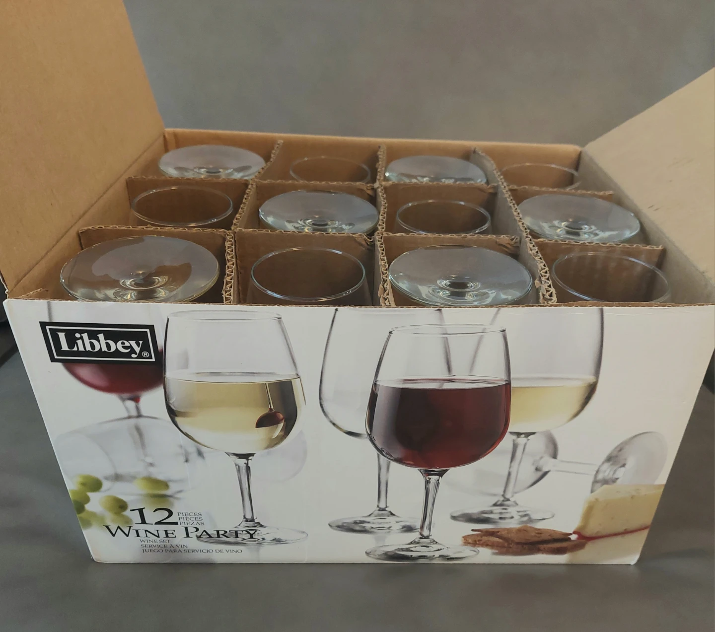 12-Piece Wine Glasses Set