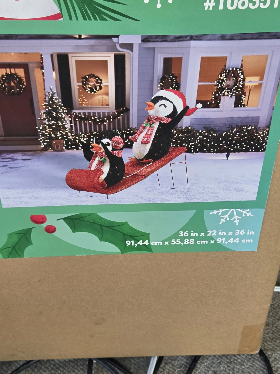 Light up Penguin Outdoor Christmas Decoration