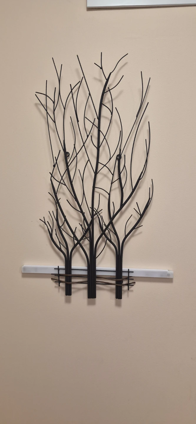 Black Metal Tree Wall Art
