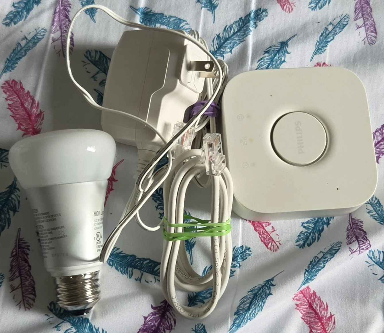 Phillips Hue Bridge and Light Bulb