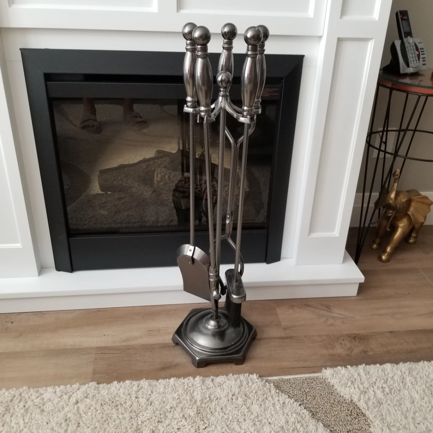 Like New!  Fireplace Tools Set - photo 2