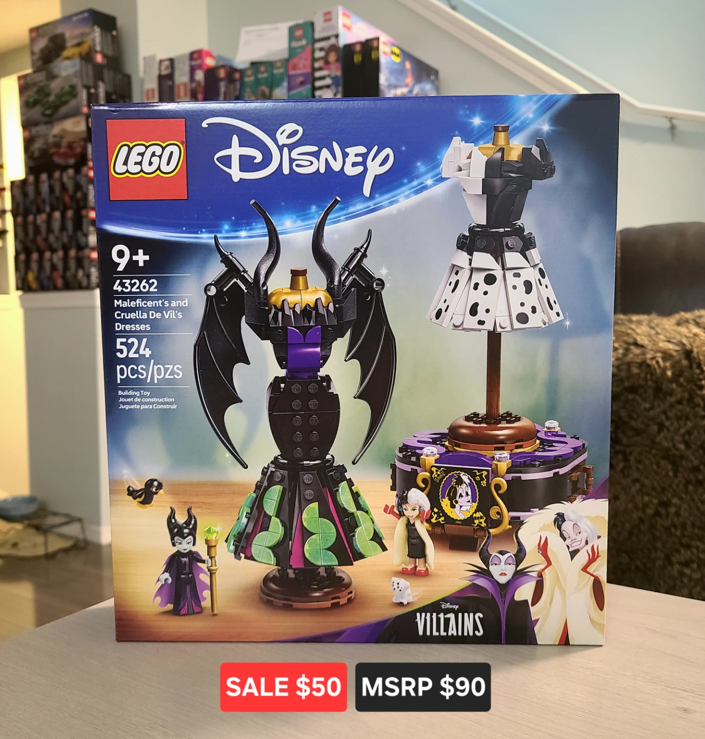 Lego Maleficent's and Cruella De Vil's Dresses [SALE]