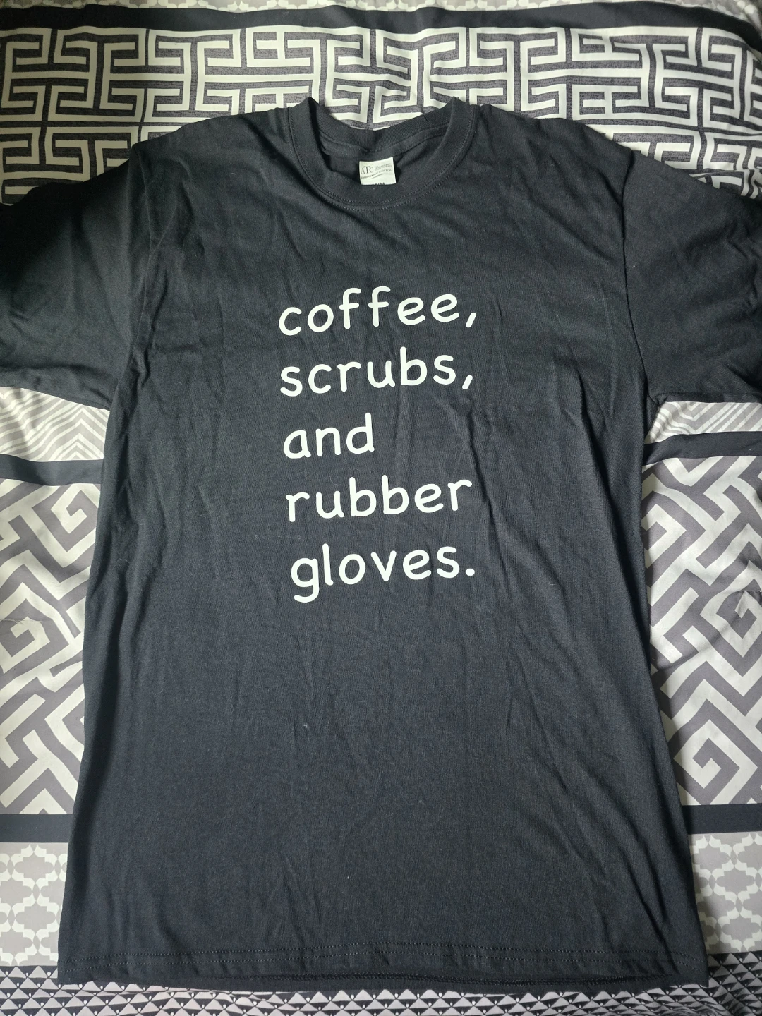 Black Printed T-Shirt
