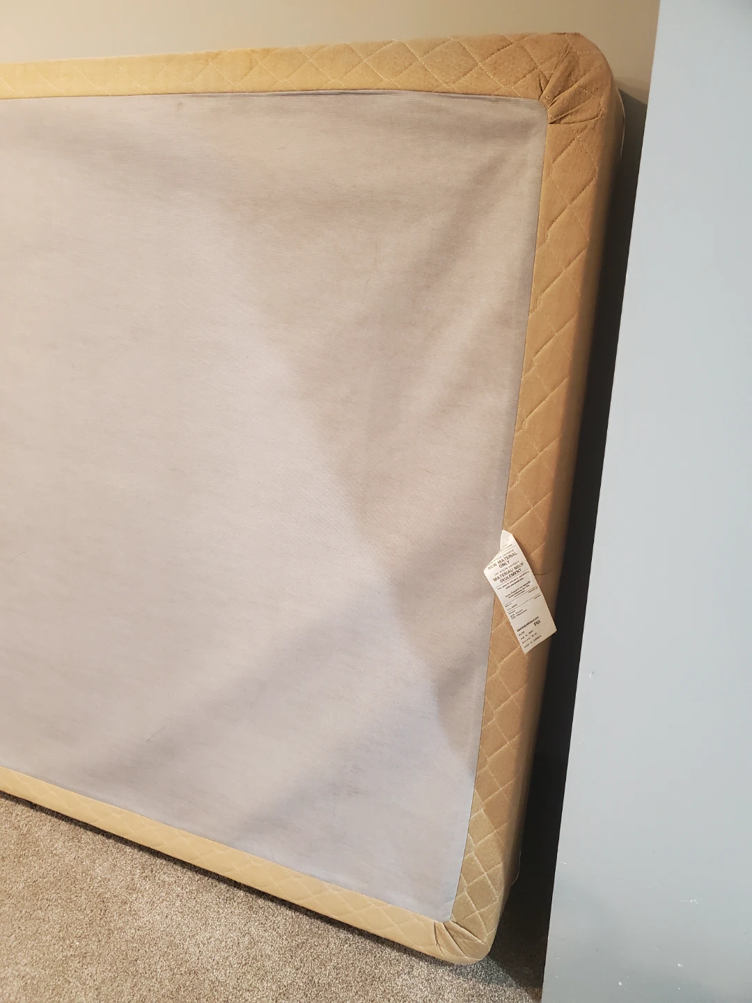 Box Spring with metal frame (size full/double)