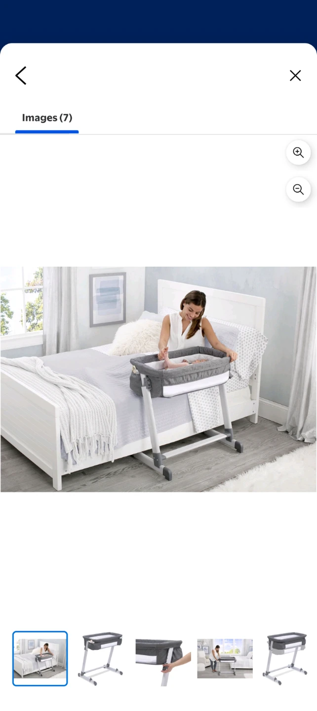 Delta Children Adjustable Bedside Bassinet