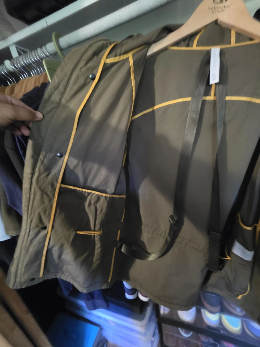 Zara Man Olive Green Hooded Jacket - photo 3