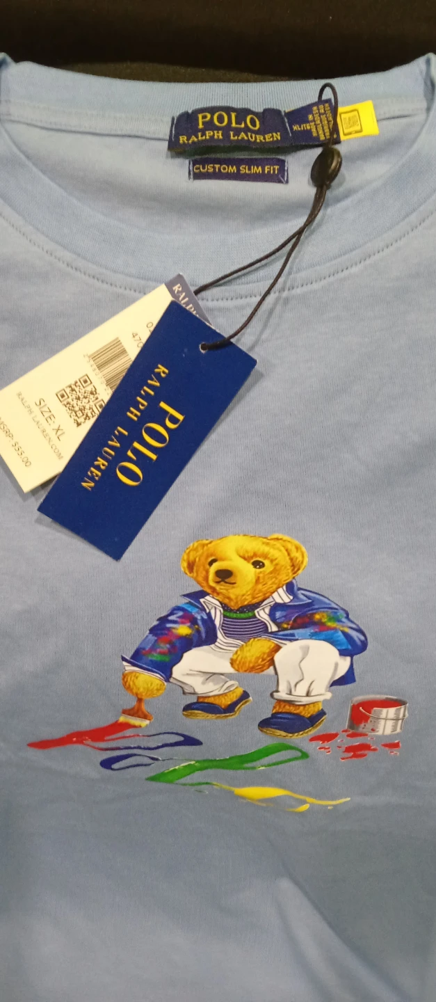 Polo Ralph Lauren Bear T-Shirt Light Blue XL - photo 2
