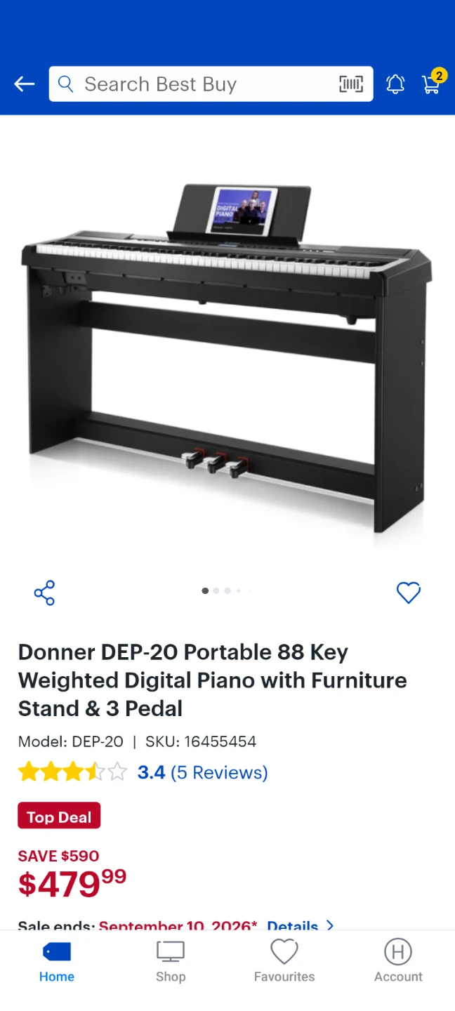Donner DEP-20 88 Key Weighted Digital Piano